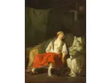 Nach dem Liebesakt by Jean-Baptiste Charpentier d. Ä., oil on canvas, offered Jun 2023