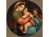 Madonna Della Sedia (kopie Nach Raffael) by Luigi Pompignoli, oil on canvas, offered Apr 2020