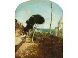 Weg Nach Todi Umbrien by Friedrich Stahl, oil, offered Mar 2026