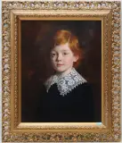 Knabenportrait by Helene Büchmann, 1881, oil on panel, sold Sep 2024