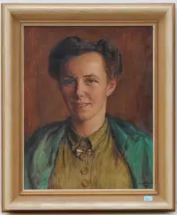 Bildnis einer Dame by Adolf Helmberger, 1951, oil on canvas, offered Sep 2024