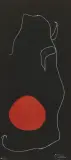 nach "Oiseau devant le soleil by Joan Miró, 1961, color lithograph, sold Sep 2024