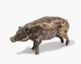 wohl Schwein by Hans Schröder, bronze, offered Sep 2024