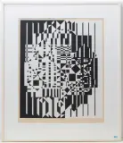 Konkrete Komposition by Victor Vasarely, screenprint, offered Sep 2024