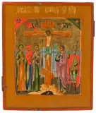 Russisch, 19.Jh by Kreuzigung Christi, tempera, sold Sep 2024