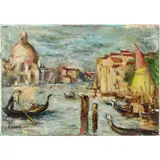 Untitled by Primo Conti, oil on canvas, sold May 2022