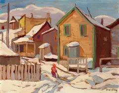Frederick Banting, Cobalt by Frederick Grant Banting, oil on board, sold Sep 2020