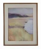Sudbury River by John B. Stockwell, pastel, sold Oct 2024