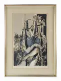 Untitled by Françoise Gilot, lithograph, sold Oct 2024