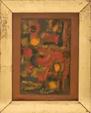 Abstraction by Willard MacGregor, 1970, Mixed Media on Paper, sold Apr 2024