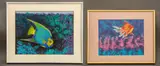 Queen Angel Fish by Harry Sarnoff, 1990, Acrylic Paintings of Fish, sold Apr 2024