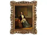 Der Brief by Johannes Cornelis Mertz, oil on panel, offered Jul 2016