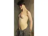 Halbakt Einer Jungen Frau by José Storie, oil on canvas, sold Jun 2021