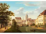 Ansicht von Esslingen am Neckar by Ferdinand Petzl, oil on canvas, offered Sep 2025