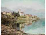 Brissago am Lago Maggiore by Otto Eduard Pippel, oil on canvas, sold Sep 2025