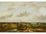 Weite Niederländische Landschaft by Jan Evert Morel d.J., oil on canvas, offered Dec 2016