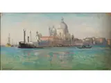 Ansicht von Venedig by Arthur Calame, oil on canvas, offered Sep 2023
