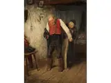 Stubenszene by Hugo Kauffmann, oil on panel, offered Mar 2024