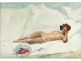Rosen (akt) by Max Friedrich Rabes, 1868 Samter & Posen – 1944 Wien, oil on panel, offered Apr 2018