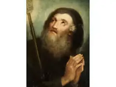 San Francesco di Paolo by Giuseppe Nogari, oil on canvas, offered Jun 2026