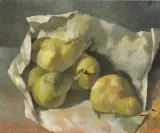 Poires by Rodolphe-Théophile Bosshard, 1936, oil on canvas, offered Sep 2024