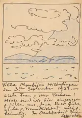 Landschaften by Cuno Amiet, ink, sold Sep 2024
