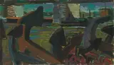 Anker by Samuel Buri, 1955, oil on canvas, offered Sep 2024