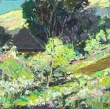 Emmentaler Gehöft (Wohnhaus des Künstlers) by Fred Baumann, oil, sold Sep 2024