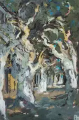 Baumallee by Fred Baumann, mixed media, offered Sep 2024