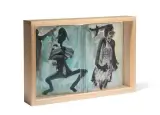 Handgemalter Katalogumschlag by Martin Disler, watercolor, offered Sep 2024