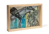 Handgemalter Katalogumschlag by Martin Disler, watercolor, offered Sep 2024