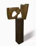 Ohne Titel by Thomas Blank, 1981, bronze, sold Sep 2024