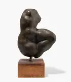 Weiblicher Torso by Cesare Ferronato, bronze, sold Sep 2024