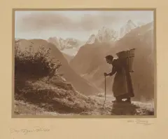 Des Tages Bürde by Albert Steiner, pencil, sold Sep 2024
