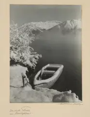 Der Erste Schnee am St. Moritzersee by Albert Steiner, pencil, sold Sep 2024
