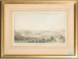 Les Remparts à Berne by Johann Ludwig Aberli, etching, offered Sep 2024