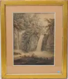 zugeschrieben "La Cascade du Giessen by Peter Birmann, watercolor, offered Sep 2024