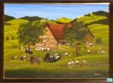 Ein festlicher Sonntag by Inge Bernhard, oil, sold Sep 2024