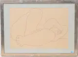 Liegender Akt by Cesare Ferronato, 1978, pencil, offered Sep 2024