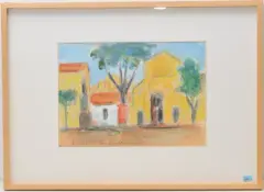 Fontvieille by Carl Walter Liner, gouache, offered Sep 2024
