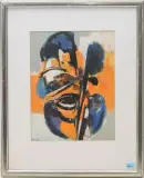 Komposition by Carl Walter Liner, 1971, gouache, offered Sep 2024