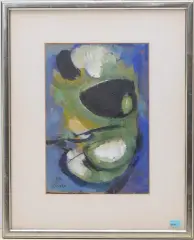 Komposition by Carl Walter Liner, 1980, gouache, offered Sep 2024