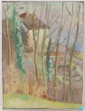 Im Bombach by Ernst Morgenthaler, 1968, oil on board, offered Sep 2024