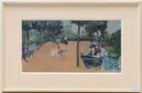 Im Park by Rudolf Zender, oil on board, sold Sep 2024
