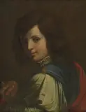 Bildnis eines Jungen mit Apfel by Florenz, 1.Hälfte 17.Jh., oil on canvas, sold Jun 2024