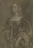 Umkreis Bildnis der Elisabeth Villiers by Pierre Lombart, charcoal, offered Jun 2024