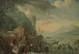 Winterliches Eisvergnügen by Louis Chalon, 1725, oil on copper, sold Jun 2024