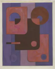 Komposition by Marc Eemans, 1925, gouache, sold Jun 2024