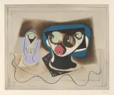 Le verre d'absynthe by Pablo Picasso, 1965, color etching, sold Jun 2024