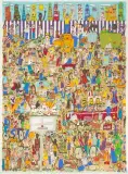 A lot of fun for the city kids by James Rizzi, 1990, color lithograph, sold Jun 2024